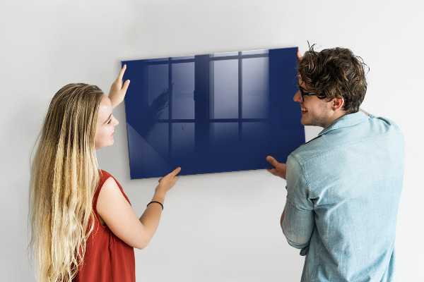 Memobord van glas met print inclusief neodymium magneten Magnetisch bord voor notities en foto's