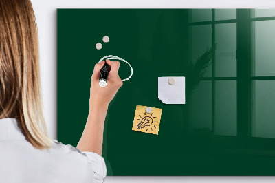 Decoratief glazen wandbord beschrijfbaar en magnetisch Magnetisch bord voor notities en foto's