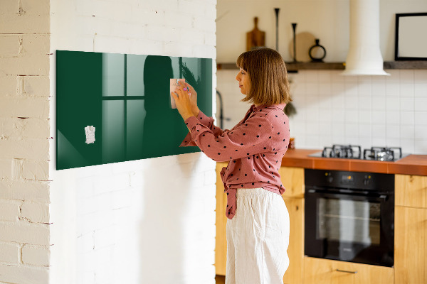 Decoratief glazen wandbord beschrijfbaar en magnetisch Magnetisch bord voor notities en foto's