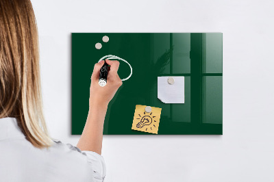 Decoratief glazen wandbord beschrijfbaar en magnetisch Magnetisch bord voor notities en foto's
