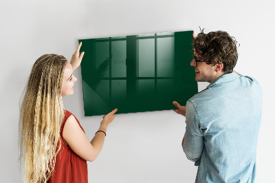 Decoratief glazen wandbord beschrijfbaar en magnetisch Magnetisch bord voor notities en foto's
