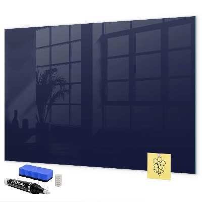 Memobord van glas met print inclusief neodymium magneten Magnetisch bord voor notities en foto's