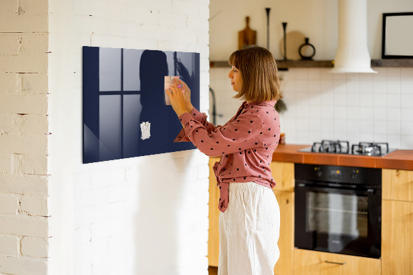 Memobord van glas met print inclusief neodymium magneten Magnetisch bord voor notities en foto's