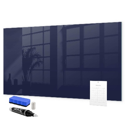 Memobord van glas met print inclusief neodymium magneten Magnetisch bord voor notities en foto's