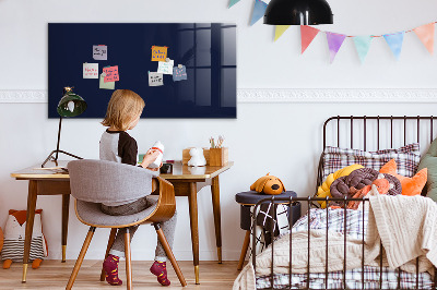 Memobord van glas met print inclusief neodymium magneten Magnetisch bord voor notities en foto's