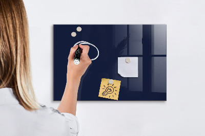 Memobord van glas met print inclusief neodymium magneten Magnetisch bord voor notities en foto's