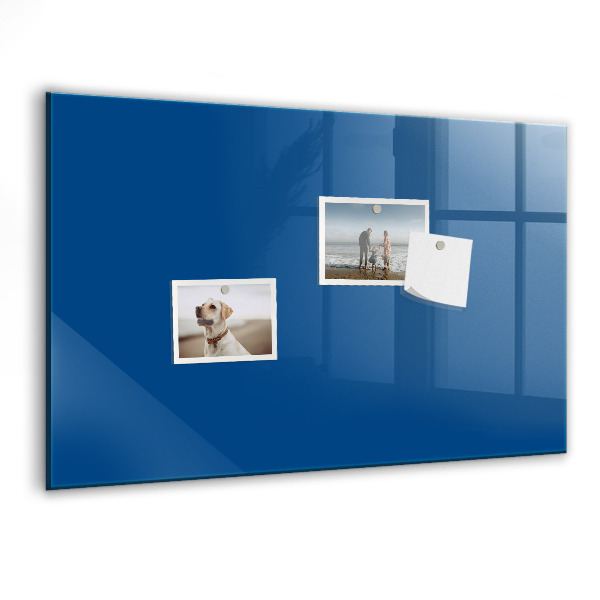 Decoratief glazen wandbord beschrijfbaar en magnetisch Een praktisch prikbord voor notities en foto's.