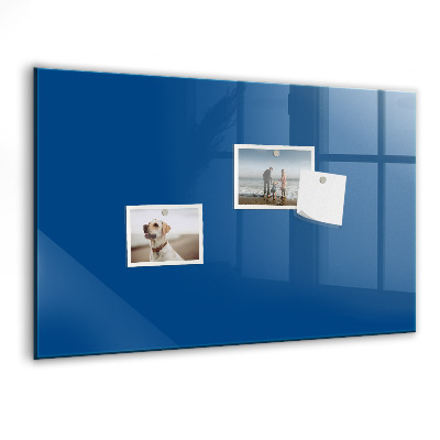 Decoratief glazen wandbord beschrijfbaar en magnetisch Een praktisch prikbord voor notities en foto's.