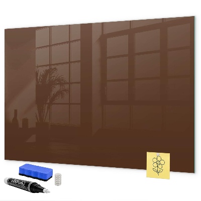 Memobord van glas met print inclusief neodymium magneten Magnetisch bord voor notities en foto's