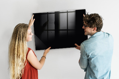 Decoratief glazen wandbord beschrijfbaar en magnetisch Modern prikbord voor notities en foto's