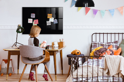 Decoratief glazen wandbord beschrijfbaar en magnetisch Modern prikbord voor notities en foto's