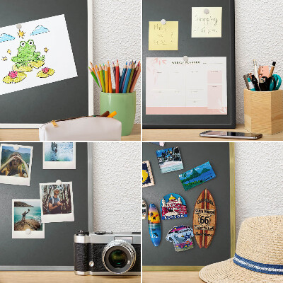 Magnetisch bord voor de muur met witte lijst Nachtwandeling