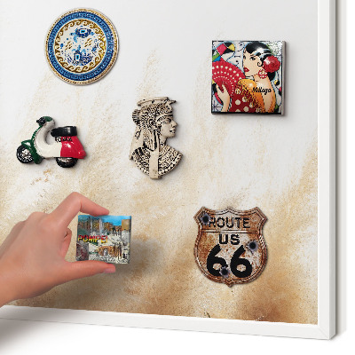 Magnetisch bord voor de muur met witte lijst Essentiële grassen