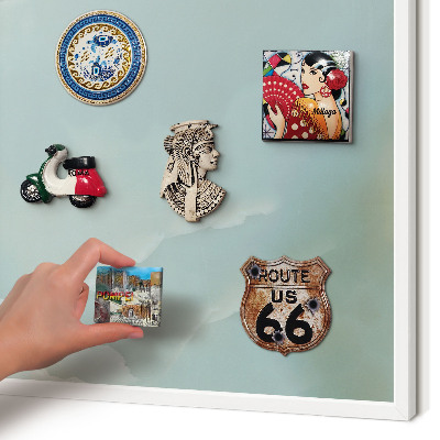 Magnetisch bord voor de muur met witte lijst Vreedzame harmonie