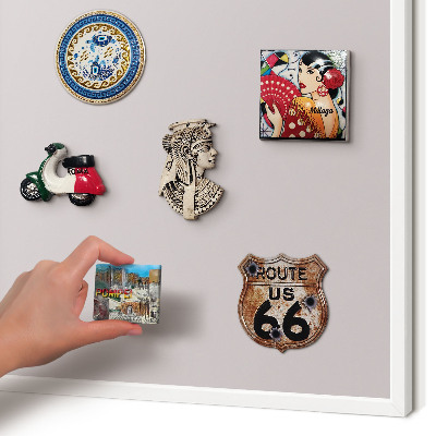 Magnetisch bord voor de muur met witte lijst Asgrijs