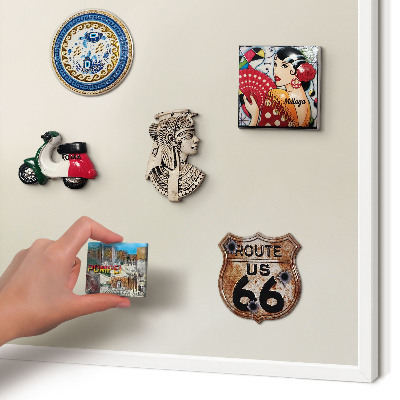 Magnetisch bord van metaal in een witte lijst Misttoon