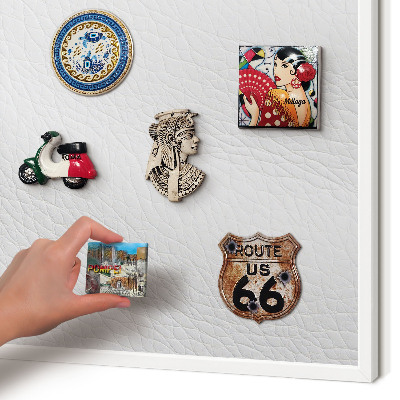 Magnetisch bord van metaal in een witte lijst Elegante textuur