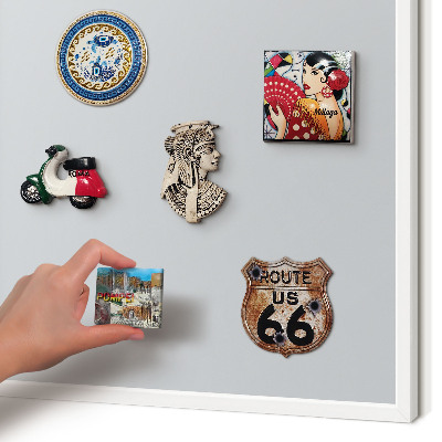 Magnetisch bord van metaal in een witte lijst Lichtgrijs