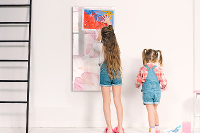 Memobord van glas met print inclusief neodymium magneten Stijlvol bord voor foto's en notities