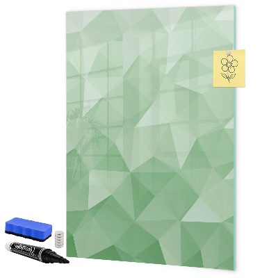 Memobord van glas met print inclusief neodymium magneten Een kleurrijk bord voor het presenteren van foto's