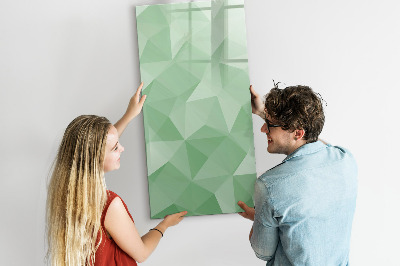 Memobord van glas met print inclusief neodymium magneten Een kleurrijk bord voor het presenteren van foto's