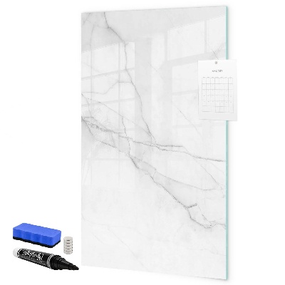 Memobord van glas met print inclusief neodymium magneten Stijlvol bord voor foto's en notities