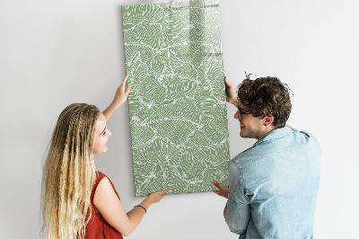 Memobord van glas met print inclusief neodymium magneten Een kleurrijk prikbord voor foto's en notities