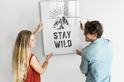Memobord van glas met print inclusief neodymium magneten Een creatieve ruimte voor herinneringen en foto's