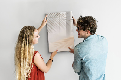 Memobord van glas met print inclusief neodymium magneten Notitie- en fotobord