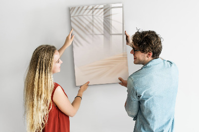 Memobord van glas met print inclusief neodymium magneten Notitie- en fotobord