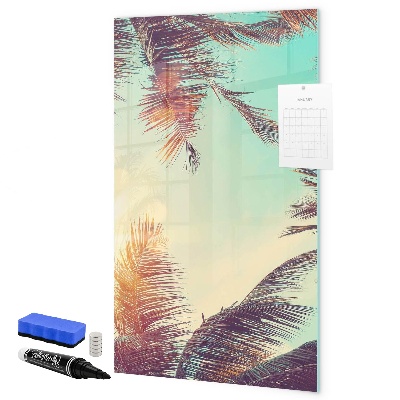 Memobord van glas met print inclusief neodymium magneten Creatief moodboard voor foto's en notities
