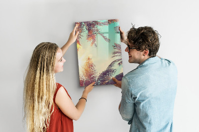 Memobord van glas met print inclusief neodymium magneten Creatief moodboard voor foto's en notities