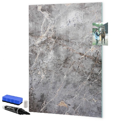 Memobord van glas met print inclusief neodymium magneten Memobord met magneten en foto's