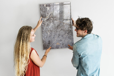 Memobord van glas met print inclusief neodymium magneten Memobord met magneten en foto's