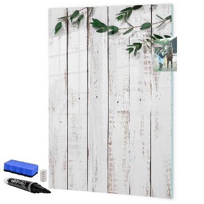 Memobord van glas met print inclusief neodymium magneten Een creatieve ruimte voor herinneringen en foto's