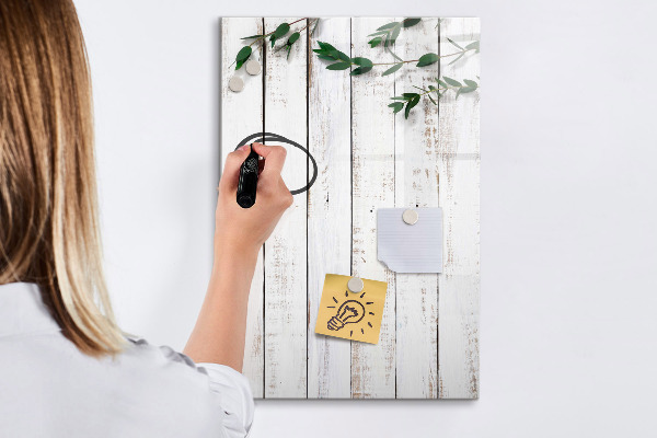 Memobord van glas met print inclusief neodymium magneten Een creatieve ruimte voor herinneringen en foto's