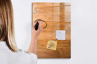Memobord van glas met print inclusief neodymium magneten Een knusse plek voor herinneringen en foto's.