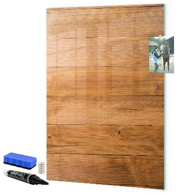 Memobord van glas met print inclusief neodymium magneten Een knusse plek voor herinneringen en foto's.