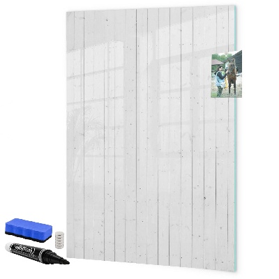 Decoratief glazen wandbord beschrijfbaar en magnetisch Bord voor foto's en notities