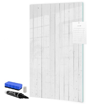 Decoratief glazen wandbord beschrijfbaar en magnetisch Bord voor foto's en notities