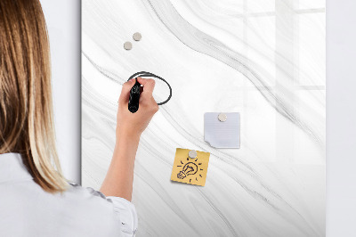 Memobord van glas met print inclusief neodymium magneten Stijlvol bord voor foto's en notities