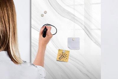 Memobord van glas met print inclusief neodymium magneten Stijlvol bord voor foto's en notities