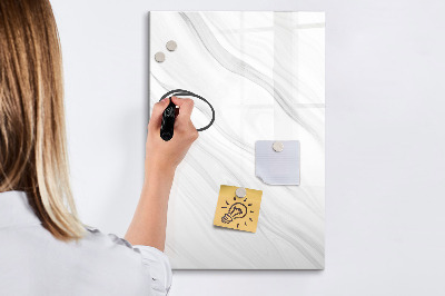 Memobord van glas met print inclusief neodymium magneten Stijlvol bord voor foto's en notities