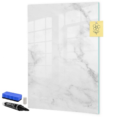 Decoratief glazen wandbord beschrijfbaar en magnetisch Magnetisch bord voor foto's en notities