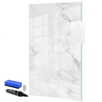 Decoratief glazen wandbord beschrijfbaar en magnetisch Magnetisch bord voor foto's en notities