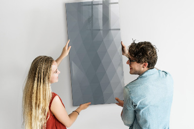 Decoratief glazen wandbord beschrijfbaar en magnetisch Notitie- en fotobord