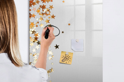Memobord van glas met print inclusief neodymium magneten Creatief moodboard voor foto's en notities