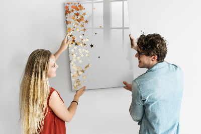 Memobord van glas met print inclusief neodymium magneten Creatief moodboard voor foto's en notities