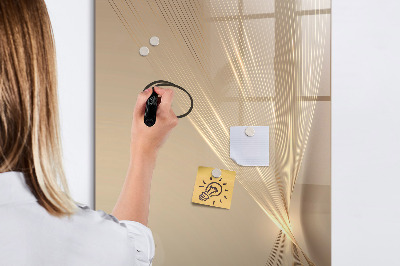 Decoratief glazen wandbord beschrijfbaar en magnetisch Modern fotodisplaybord