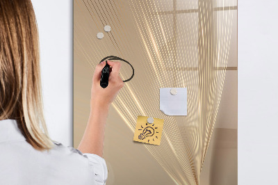 Decoratief glazen wandbord beschrijfbaar en magnetisch Modern fotodisplaybord